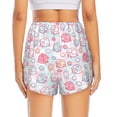 thumbnail image 2 of Lsque Cute Sheep Printed Women's Running Shorts with Liner Pockets,Elastic Quick Dry Workout Athletic Gym Yoga Shorts,Womens High Waist Shorts-XX-Large, 2 of 9