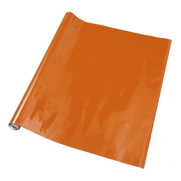 Película de Envoltura Protectora Naranja Unique Bargains 1.97ft x 59.84inch Cubierta de Vinilo Exterior Interior 5.5mil 1 Pc PVC Universal