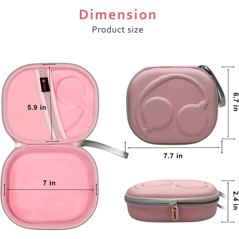 XANAD Pink Case for JBL Tune 520BT/720BT/510BT/660NC/700BT XANAD Pink Case for JBL Tune 520BT/720BT/510BT/660NC/700BT