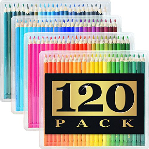 RTLR Colored Pencils, 120pc Fade Resistant Colored Pencils Professional  Brilliant Color Creation for Artists Wood for Drawing Artistic Coloring