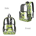 thumbnail image 2 of Whosucclay Soccer Ball Grass Design Spacious Daypack for Boys Girls, 17 Inch Large Capacity Transparent School Bag College Elementary with Wide Shoulder Straps, 2 of 10