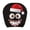 Black, variant on AJKHSAHDFJ Ghost Face Headrest Covers, Scary Face Printing Auto Seat Universal Elastic Models Headrest Protector,Black,A