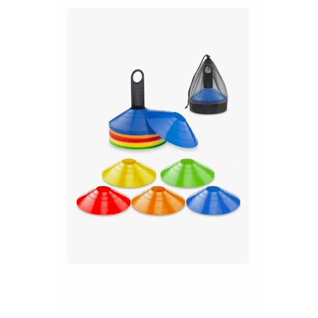 Pack 50 Conos Entrenamiento Xtellar Futbol Agilidad + Porta Platos