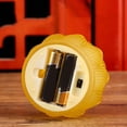 thumbnail image 4 of Lámpara LED de loto colorida, ahorro de energía, segura y estable, lámpara de Buda para el hogar, para templos, salones budistas, color naranja., 4 of 5