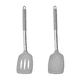 thumbnail image 1 of Juego de utensilios de cocina de 2 piezas, utensilios de cocina resistentes al calor, mango de acero inoxidable, 1 of 5