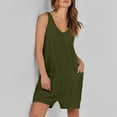 thumbnail image 6 of Women Short Romper Jumpsuits for Shorts Summer Casual Loose Sleeveless, 6 of 7