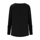 thumbnail image 5 of Karight Long Sleeve Shirts for Women Crew Neck Basic Tee Fashion Tops, 5 of 5