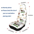 thumbnail image 4 of Sikiie Cute Farm Car Seat Protector 2 Pack Car Seat Cushion Mat, Car Seat Covers for SUV, Truck, Van, 4 of 7