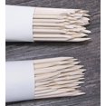 thumbnail image 2 of 100 Pcs Wood Nail Sticks Double Sided Multi Functional Cuticle Pusher Remover Manicure Pedicure Tool, 2 of 4