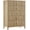 Natural, variant on Garvee Fluted Dresser for Bedroom 42.9" Tall, 5-Drawer Wood Dresser for Bedroom, Modern Chest of Drawers, Storage Organizer Cabinet for Living Room, Hallway, Entryway, Black