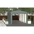 thumbnail image 2 of ShelterTube Wind and Snow-Load Rated Garage, 10x18x8 Green, 2 of 7