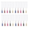 thumbnail image 3 of facefd 20pcs Acrylic Tassel Bookmark Rectangular Blank Bookmark DIY Mini Transparent Bookmarker for Book Cloth Decoration Student, 3 of 5