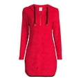 thumbnail image 5 of No Boundaries Juniors’ Zip Front Hoodie Dress, 5 of 5