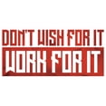 thumbnail image 3 of CafePress - Don't Wish For It Red White T Shirt - Men's White Classic Cotton T-Shirts, 3 of 4