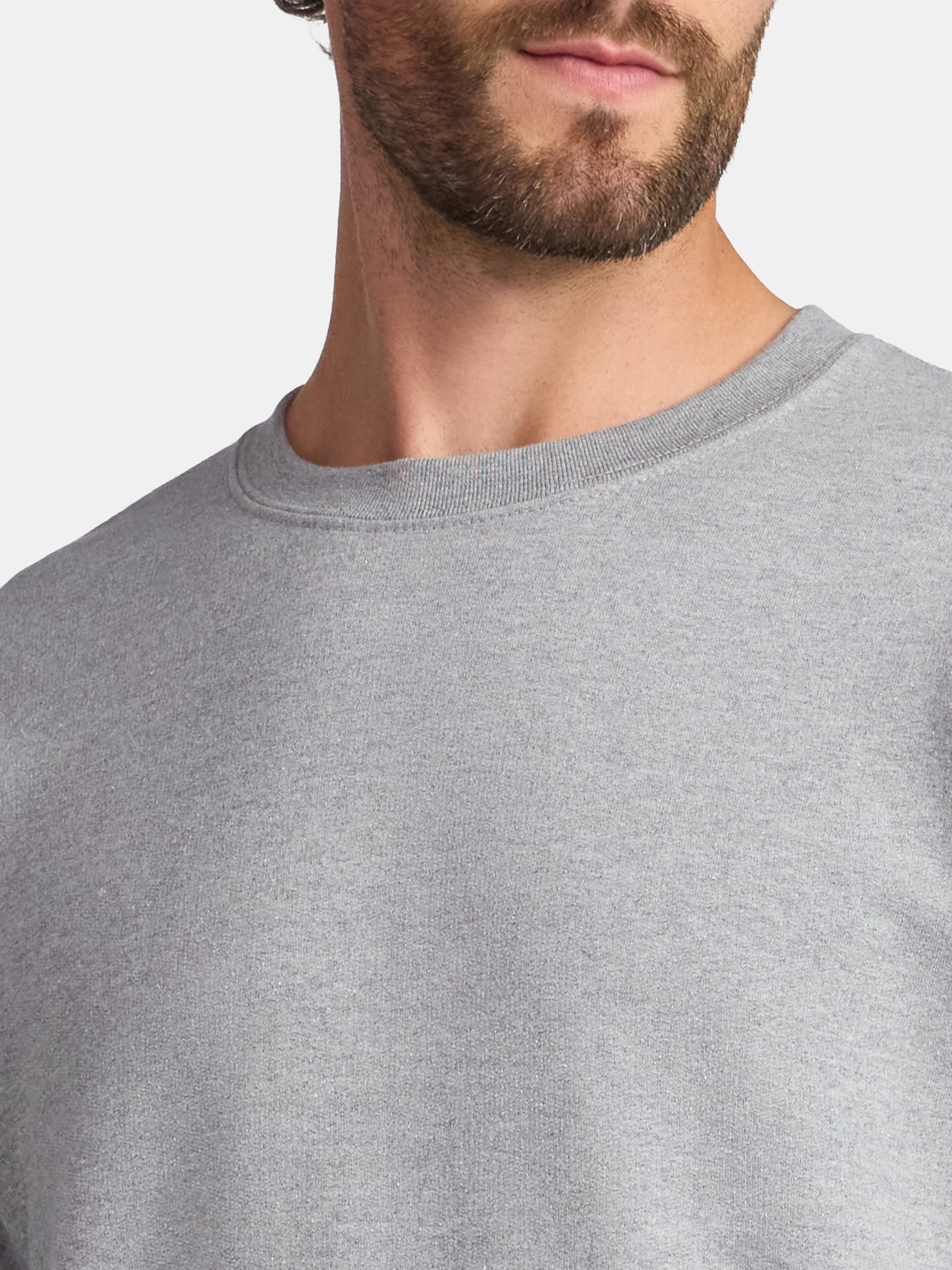 Athletic Works Fleece Crewneck Sweatshirt, Mens & Big & Tall Sizes XS-4XLT
