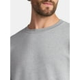 thumbnail image 4 of Athletic Works Men's and Big & Tall Men's Fleece Crewneck Sweatshirt, Sizes XS-5XLT, 4 of 5