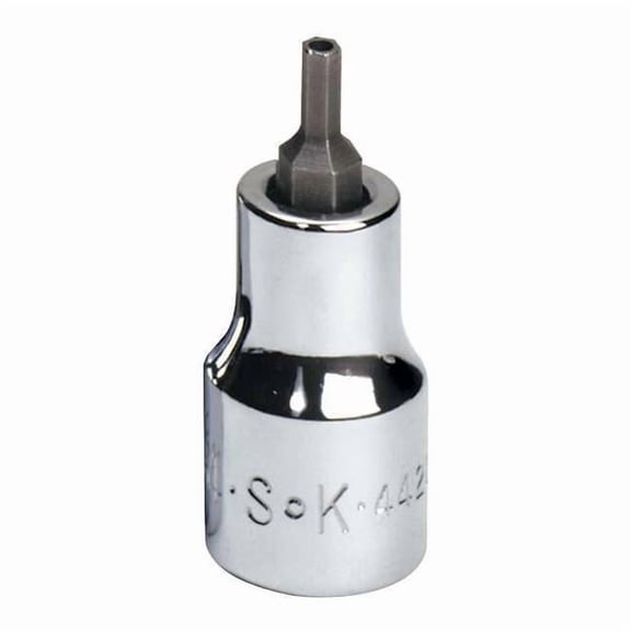 Sk Professional Tools Socket Bit, Steel, 3/8 in, TpSz 9/64 in 44209