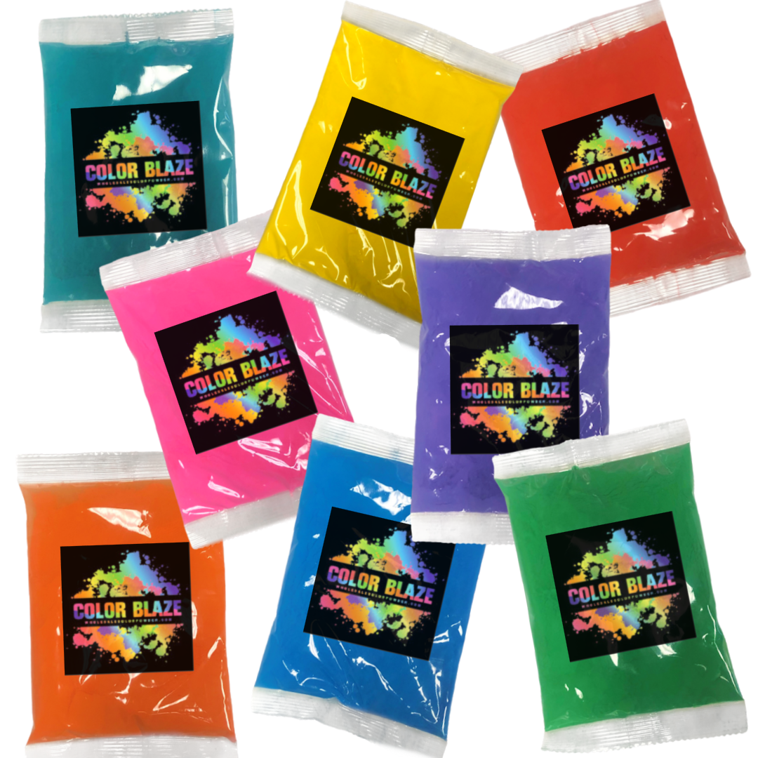 Color Blaze Holi Colored Powder - 5 lbs of Red Powdered Color - for Fun  Runs, Color Toss, Rangoli, Powder War, Backyard Party & Festivals - Pack of  1