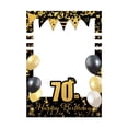 thumbnail image 6 of Black Gold Glitter 30th 40th 50th Birthday Party Photo Booth Props Photo Frame 18 21 30 40 50 Years Old Birthday Party Supplies (50 years Old), 6 of 6