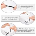 thumbnail image 5 of 3D Drum Sticks Music Charm Pendant Necklace Drumsticks for Ashes Stainless Steel Rock Drummer Music Keepsake Urn Necklace, 5 of 7