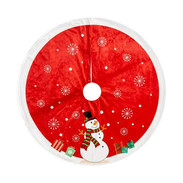 Mini Grinch Ornaments Grinch Ornaments Grinch Christmas Decorations Christmas Tree Skirt, Red & Green Merry Christmas Tree Skirt Collar, Soft Xmas Holiday Decoration