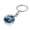 B, variant on Cosmic Galaxy Planet Time Gemstone Double-Sided Glass Ball Keychain Key Ring