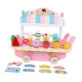 thumbnail image 2 of Carrito de helados, juego de rol para mostrador de helados, carrito de golosinas, juguetes de comida simulada, helado de simulación, para preescolar, 2 of 9
