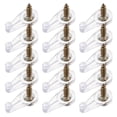 thumbnail image 1 of unbranded 60Jgo Kit De Clips Soporte Para Transparente Con Tornillos Para Montaje Y Fijo En Hogar, 1 of 7