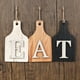 thumbnail image 3 of Letrero de madera con recorte «EAT» para colgar, decorativo para la cocina o el hogar. Letrero «EAT» con letras de madera decorativas para colgar, arte rústico para la pared, 3 of 7