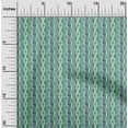 thumbnail image 2 of oneOone Cotton Poplin Teal Green Fabric Asian Block Sewing Craft Projects Fabric Prints By Yard 42 Inch Wide, 2 of 4