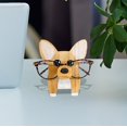 thumbnail image 4 of Cute Creative Animal Glasses Frame - Home Office Decoration Desktop Glasses Holder, Hand - Made with Wood, 4 of 7