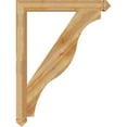 thumbnail image 3 of Ekena Millwork 4"W x 36"D x 48"H Funston Arts & Crafts Rough Sawn Bracket, Western Red Cedar, 3 of 4