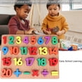 thumbnail image 3 of Numbers Puzzle, Numbers Jigsaw, Preschool Learning Toys Wear Resistant For Baby, 3 of 8