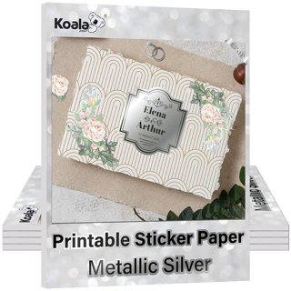 40 Sheets Koala Printable Vinyl Sticker Paper for Inkjet Printers