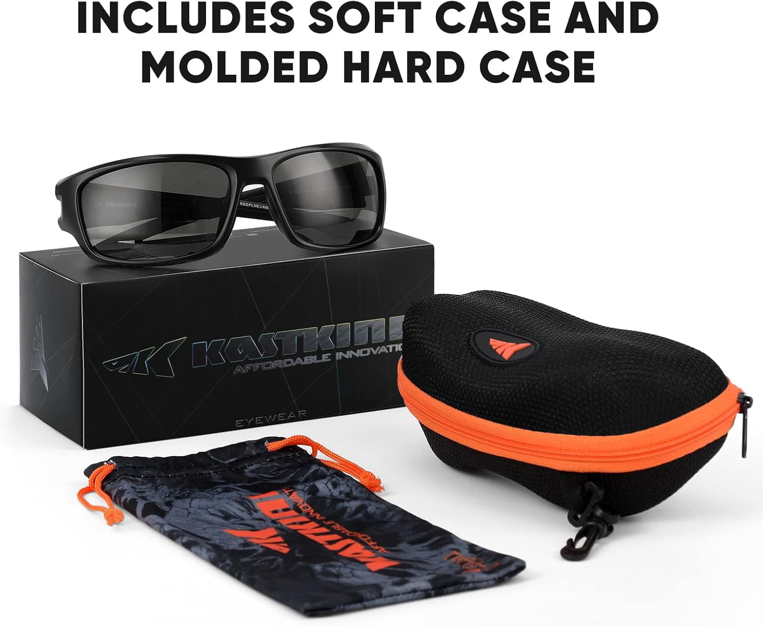 KastKing Ellijay Bifocal Polarized Sunglasses, Bi-Focal x1.5 x2.0 x2.5 Magnifications, Wrap Sport Reader Sunglasses