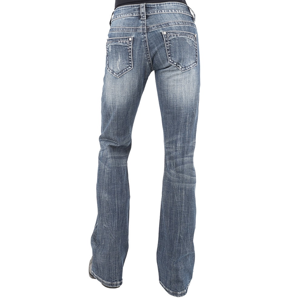 trouser style jeans