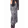 thumbnail image 3 of Women'S Y2K Leopard Print Skirts Ruched Maxi Skirt Mesh Sheer High Waisted Long Bodycon Skirt Black XS, 3 of 8