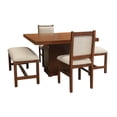 thumbnail image 2 of Set de Comedor Valencia 2 Sillas y 2 Bancas 120x120 cm Mdf UV Color Tzalam SALVANTO, 2 of 10