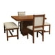 thumbnail image 2 of Set de Comedor Valencia 2 Sillas y 2 Bancas 120x120 cm Mdf UV Color Tzalam SALVANTO, 2 of 10
