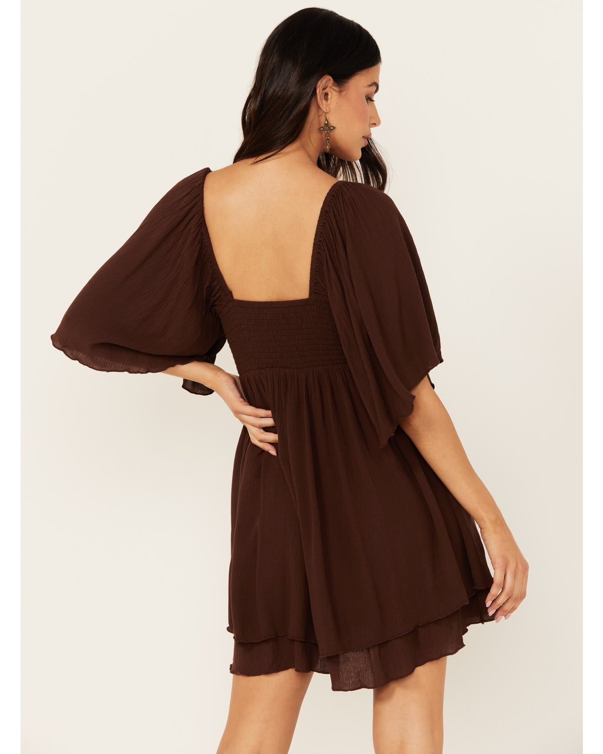 Shyanne Women's Embroidered Mesh Crinkle Mini Dress - SWSU24D84-DKBN Medium US - Walmart.com Shyanne Women's Embroidered Mesh Crinkle Mini Dress - SWSU24D84-DKBN Medium US - Walmart.com