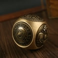 thumbnail image 4 of Kafsov Brass Hexagonal Ball Spinner, Luxurious Hand Fidget for Stress Relief and Focus Enhancement B, 4 of 4