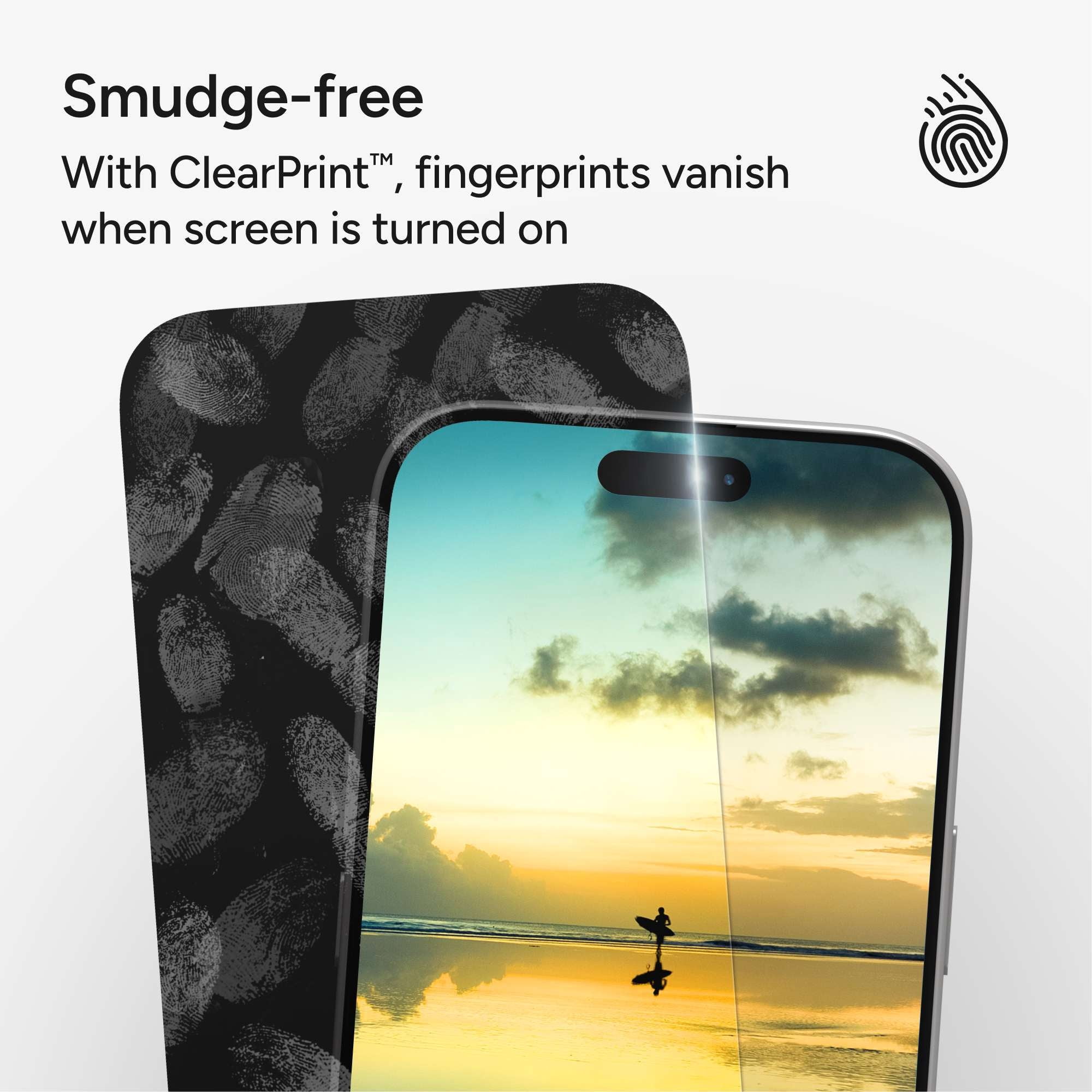 ZAGG InvisibleShield – Apple iPhone 17 Pro Glass Shield Privacy Screen Protector, PerfectFit™ Installation, 3x Stronger Glass, Impact & Scratch Protection