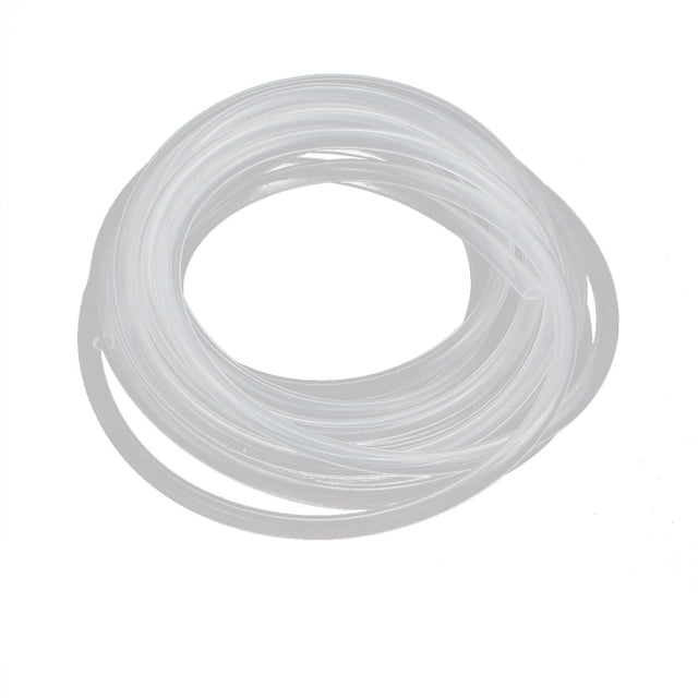 Tubo de silicona flexible transparente resistente a altas temperaturas de 2 mm x 3 mm, longitud de 2 m