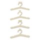 thumbnail image 4 of 4 piezas de ropa de bebé Percha de madera Ropa duradera Estante de secado Ahorre espacio colgantes Divisores de armario Creativo Lindo para, 4 of 9