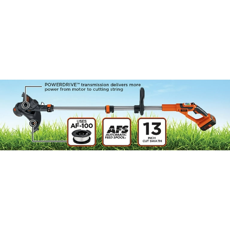 BLACK+DECKER 40V MAX String Trimmer, 13-Inch, Tool Only  (LST136B) : Patio, Lawn & Garden