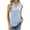 Sky Blue, variant on loopsun Plus Size Tops for Womens,Womens Summer Tops,Women's Fashion Casual Summer Solid V-neck Strappy Top Loose Blouses Sky Blue M