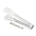 thumbnail image 4 of Wovilon Heavy Duty BBQ Tongs Utensils, Food Grade Stainless Steel Kitchen Tongs for Cooking, BBQ - 12 inch, Locking Metal Food Tongs Non-Slip Grip, 4 of 6