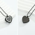 thumbnail image 5 of Personalized Heart Pendant Heart Urn Necklace for Ashes Cremation Locket Necklace for Ashes of Loved One Carry Photo  Memorial Urn Necklace, 5 of 8