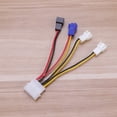 thumbnail image 2 of 4 Pin to 3 Pin PC Fan Connector Cable for CPU Cooling with Resistor to Reduce Noise and Extend Length, 2 of 9