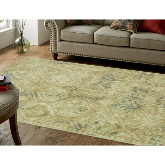 Mohawk Home Precision Printed Rug, Florence Beige, 8' x 10'